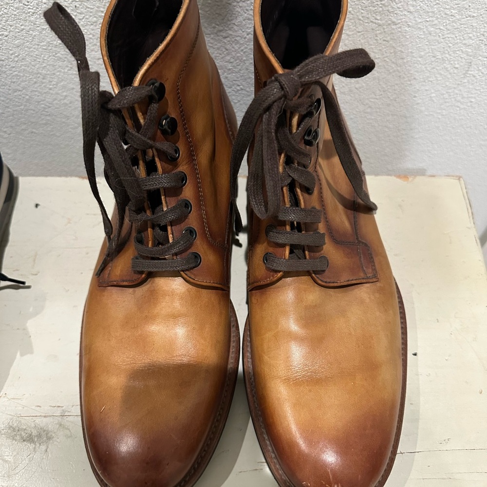 Magnanni Tan Leather Men's Boots